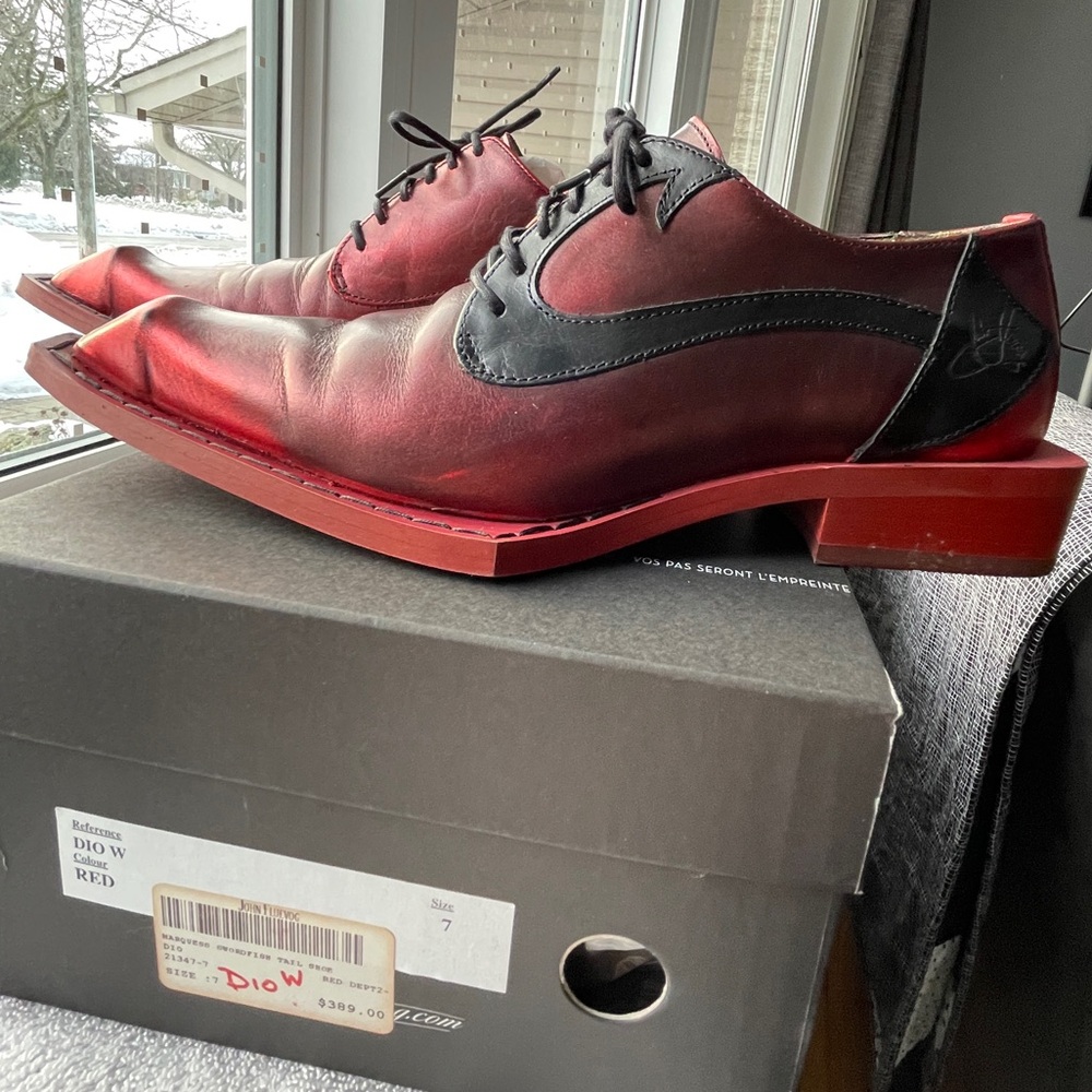Women’s John Fluevog Dio Swordfish shoes size 7